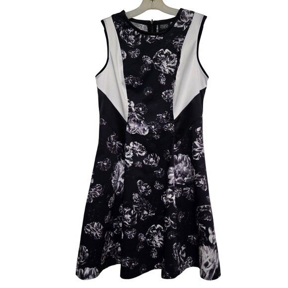 Prabal Gurung for Target Dresses & Skirts - Prabal Gurung Target Floral Print Dress 8 Black White Floral Fit and Flare Mini